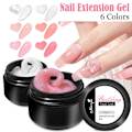 Miniatyrbild 3 av 11: Icke-klibbig Handförlängning Nagelgel Skulpteringsgel Nagel XP Konst T Polish Q0Z6 clear 5ml