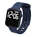 Miniatyrbild 1 av 11: LED Elektronisk Klocka Mode Regnbåge Fyrkantig Silikonklocka Studentarmband Fitness Mode J5O4 Blue One size