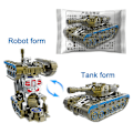 Miniatyrbild 3 av 11: Kreativ Mech Fidget Spinner Simulerad Tank Deformation Robot Vuxen Fidget. Golden 1pcs