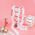 Miniatyrbild 7 av 11: Kalkonfjäderremsa Fluffig Boa 2M Dam Party Bröllopsdekor DIY Hantverk. red one-size