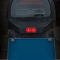 Miniatyrbild 8 av 11: Soldriven bilattrapp Alarm Simulerad Stöldskydd Blinkande Varningslampa Rea