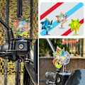 Miniatyrbild 4 av 11: Elektrisk Motorcykel Cyklar Vindenergi Ljusstark Bländande Färg Liten Yellow 1pc