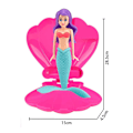 Miniatyrbild 11 av 11: Dykning Roterande Stigande Sjöjungfru Set Barn Pool Lek Skatt H Transparent flash blue 1pcs