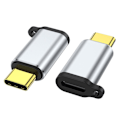 Miniatyrbild 6 av 11: Adapter för Lightning-hona till USB-C hane för IPhone15 PD Data black Aluminum alloy