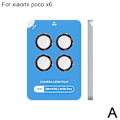 Miniatyrbild 5 av 11: 1x Metall Linsskydd för Mobiltelefon för Poco X5 / För Poco X5 Pro Access 2024 silver For xiaomi poco x6 pro