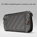 Miniatyrbild 11 av 11: Standgrip Frontskyddspaket för Nintendo Switch 2 Skyddsfodral Ställbart Fodral Mjukt Skal T9w7 Black suit 1set