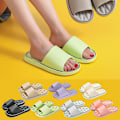 Miniatyrbild 3 av 11: Bekväma Pillow Slides Anti-Slip Sandaler Ultra Mjuka Tofflor Hem Utomhus Sko Hot white 40/41