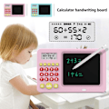 Miniatyrbild 3 av 11: Oral Räknare Lärmaskin Intelligent Barninlärning 2-i-1 Handskrift Mattetavla E6n4 pink 12.5x19.3cm