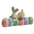 Miniatyrbild 1 av 11: Glad Påsk Kanin Ägg Bordsdekoration Ornament Söt Staty Kanin Vår D3G7 White 1pcs
