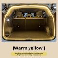Miniatyrbild 1 av 11: Bil Hög Ljusstyrka Bagagebelysning Ambient Ljus Interiör Led Automatisk Ljus Baklucka Strip M5k6 Warm 4M 1set