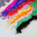 Miniatyrbild 8 av 11: Kalkonfjäderremsa Fluffig Boa 2M Dam Party Bröllopsdekor DIY Hantverk. red one-size