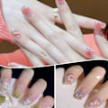 Miniatyrbild 4 av 11: 14 st 3D Blomster Nagelsticker - Lätt att Ta Bort - Flickaktigt Hjärta Sommar Nagelsti S1U3 C-064 14pcs