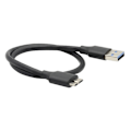 Miniatyrbild 1 av 11: USB 3.0 AM Hane till Micro B Kabel Super Speed Adapter För Extern HDD Sladd E0P0 BLACKC 0.4M