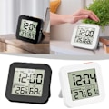 Miniatyrbild 3 av 11: Digital Duschklocka med Alarm Termometer Hygrometer Klocka Vägg N1Y1 White 1pcs