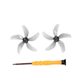 Miniatyrbild 1 av 11: Tillbehör för obemannade flygfarkoster med 5 färgade propellrar cirkulära blad för DJI Neo K6R7 grey One pair
