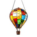 Miniatyrbild 1 av 11: Solarlampa i form av luftballong med fladdrande låga, utomhusbruk B 1pcs