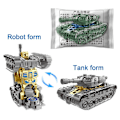 Miniatyrbild 10 av 11: Kreativ Mech Fidget Spinner Simulerad Tank Deformation Robot Vuxen Fidget. Golden 1pcs