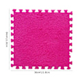 Miniatyrbild 2 av 11: Mockasömnad Matta Mjuk Plysch Matta Heminredning Mattor För Barn Dekor Sovrum S7Q0 rose red 1pcs