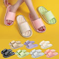 Miniatyrbild 10 av 11: Bekväma Pillow Slides Anti-Slip Sandaler Ultra Mjuka Tofflor Hem Utomhus Sko Hot white 40/41