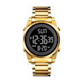 Miniatyrbild 10 av 11: Skmei Simple Business Watch för män Multifunktionell stålremsa Wa Black One size