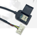 Miniatyrbild 7 av 11: SIM-kortplatsadapter för Android Radio Multimedia GPS 4G 20-stifts kabelkontakt Biltillbehör Kablar Ersättningsdel
