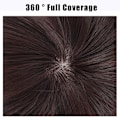 Miniatyrbild 9 av 11: Falsk lugg, fashionabla 3D-luftluggar, hårpatch, peruklugg, het I3 O5K1 K8J9 Dark brown One-size