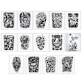 Miniatyrbild 7 av 11: Japanska Tatuering Dekaler Vattentäta Blomma Arm Tatuering Dekaler Traditionella Tatuering Dekaler style 2 1pcs