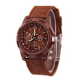 Miniatyrbild 1 av 11: Casual Sport Quartz Klockor För Män Nylonband Hållbara Högvärdiga Klockor D0a6 Brown One size