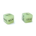 Miniatyrbild 9 av 11: Dejt-tärningar, Tärningsspel för vuxna, Dejt-nyckelring för par E One size