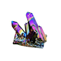 Miniatyrbild 7 av 11: Regnbåge Aura Titanium Kvarts Kristallkluster Exemplar Healing Stone Gifts.UK