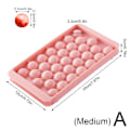 Miniatyrbild 2 av 11: 33 Hål Iskubbricka Form Isboll Maker Rund Frukt Iskubform Geléboll Form Rund Iskubbricka pink small 