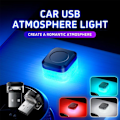 Miniatyrbild 10 av 11: Mini USB Sensor Lampa Bil Interiör LED Ljus Kontroll Atmosfär Ljus- C 1pcs