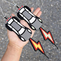 Miniatyrbild 5 av 11: Bil Säker Antistatisk Rem Jordbälte Jordkabel Rem Fordonskörningsverktyg R3 classic One size