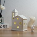 Miniatyrbild 4 av 11: Keramisk Julby Set LED Julby Hus O9H8 юг э☆ Y4A2 D9K3 RH2252 one-size