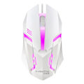 Miniatyrbild 6 av 11: Gamingmus med 7-färgs LED-bakgrundsbelysning Ergonomisk USB-gamingmus W white One-size