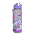 Miniatyrbild 1 av 11: Sommar Tecknad Astronaut Frostat Vattenflaska Studsande Lock Sugrörskopp, 800ml I5 purple 800ml