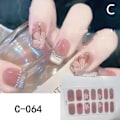 Miniatyrbild 8 av 11: 14 st 3D Blomster Nagelsticker - Lätt att Ta Bort - Flickaktigt Hjärta Sommar Nagelsti S1U3 C-064 14pcs