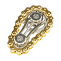 Miniatyrbild 1 av 11: Hand Spinner Kedjeväxel Fingertopp Drev Stress Relief Leksak Fidget Spinner HET Golden 1pcs