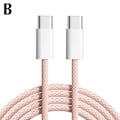 Miniatyrbild 6 av 11: För iPhone 15 Pro Max Plus USB-C Kabel Typ-C Laddningssladd L3U1 gray white 1M