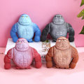 Miniatyrbild 2 av 11: Mini Kreativ Gorilla Squishy Leksak Simulering Apa Stretch T blue onesize