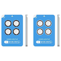 Miniatyrbild 7 av 11: 1x Metall Linsskydd för Mobiltelefon för Poco X5 / För Poco X5 Pro Access 2024 silver For xiaomi poco x6 pro