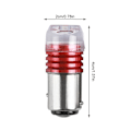Miniatyrbild 2 av 11: 1/1156 Ba15s 1157 Bay15d Röd Stroboskoplampa 5730 12v Bakljus Blinkande Glödlampa Bromssignal Blinkers B9 1LED Red One size
