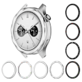 Miniatyrbild 10 av 11: Metallram för Xiaomi Watch S4 S3 Skydd med Film Klockfodral för Klockram W1b5 Silver scale For Xiaomi Watch S4 S3