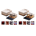 Miniatyrbild 11 av 11: 2025 3D-kalender med LED-ljus, pappersskulpturkonst, memoblock, anteckningsblock, nyhetspresent Standard style Blank version