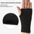 Miniatyrbild 6 av 11: 1 par handflatsskydd svart/grå Justerbart handleds-/handflatsstöd black S