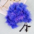 Miniatyrbild 10 av 11: Kalkonfjäderremsa Fluffig Boa 2M Dam Party Bröllopsdekor DIY Hantverk. red one-size