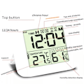 Miniatyrbild 11 av 11: Digital Duschklocka med Alarm Termometer Hygrometer Klocka Vägg N1Y1 White 1pcs