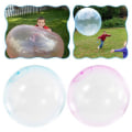 Miniatyrbild 2 av 11: Bubbelboll Transparent Hoppbar Uppblåsbar Rolig Leksak Boll Infl orange one-size