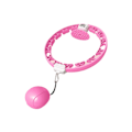 Miniatyrbild 9 av 11: Smart Avtagbar Hu-la Hoop 2-i-1 Justerbar PP Material Hu-La Pink 1pc