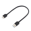 Miniatyrbild 1 av 11: USB 3.0 AM Hane till Micro B Kabel Super Speed Adapter För Extern HDD Sladd E0P0 BLACKA 0.2M